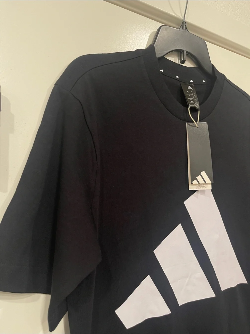 Adidas Future Icons 3-Stripes Tee Black / White Size S New with Tags